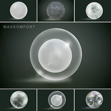 Lampenschirme Lampenschirm G4 Glas Lampenglas Ersatzglas Leuchte Glaskugel Kugel