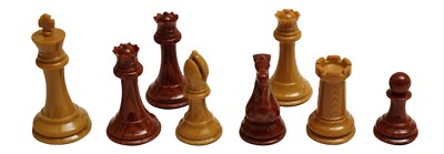CAMBOR QUEEN GAMBIT STAUNTON STYLE CHESSMEN SET