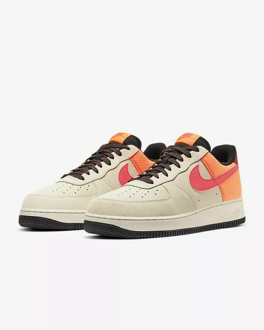 NEW Air Force 1 '07 LV8 2 Men's Size 11 LT Orewood BRN/Laser Crimson CD0887 100