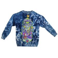 Bucc-ee's Youth Tie Dye Blue with Pinball Design Hoodie for Adults