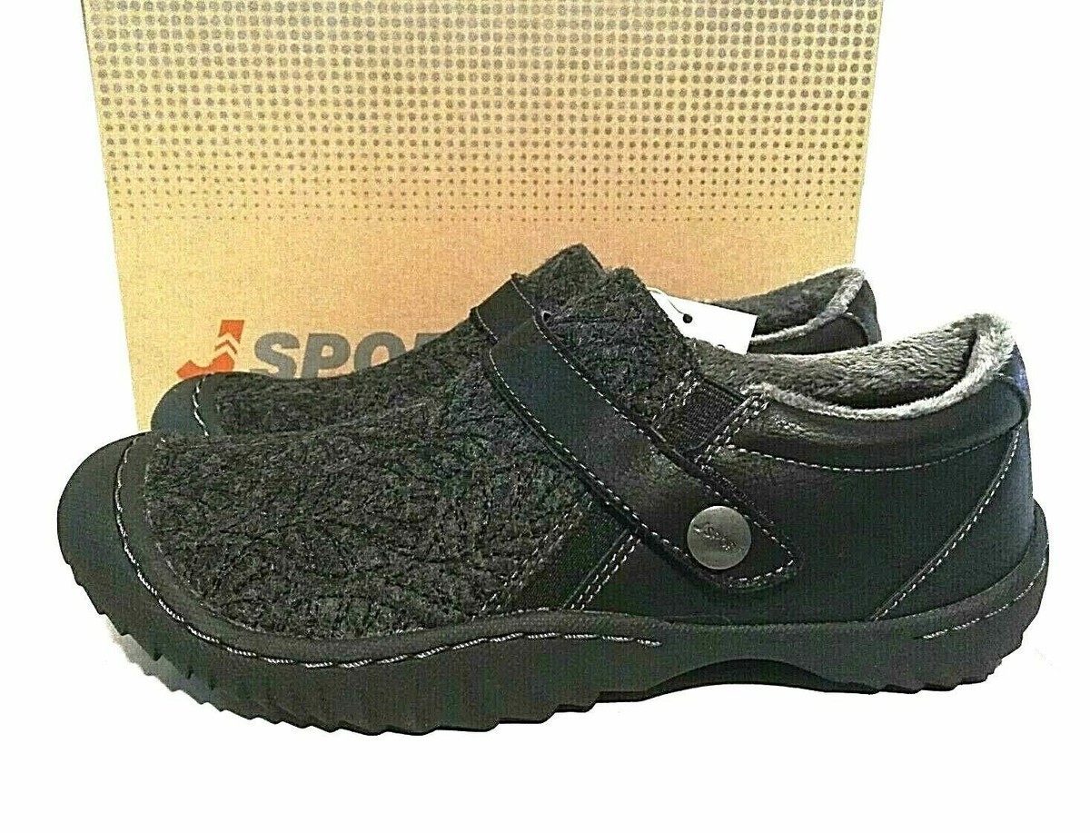 NEW JSport Women's Blair Faux Fur Lining Winter Slip on Shoes