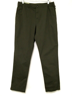 Goodfellow & Co. Mens M Slim Hip & Thigh Green Every Day Tapered Leg Pant Crop