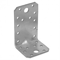 Schwerlast-Winkelverbinder Mit Sicke 90X50X55Mm Verzinkt Bauwinkel Steg
