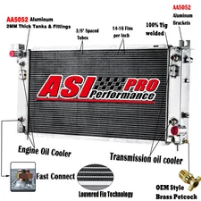 3-Row Radiator For 2014-20 Chevy Silverado 1500 GMC Sierra Yukon Tahoe 6.2L 5.3L