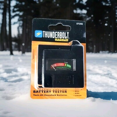 #ad NEW THUNDERBOLT MAGNUM Household Battery Tester $10.38