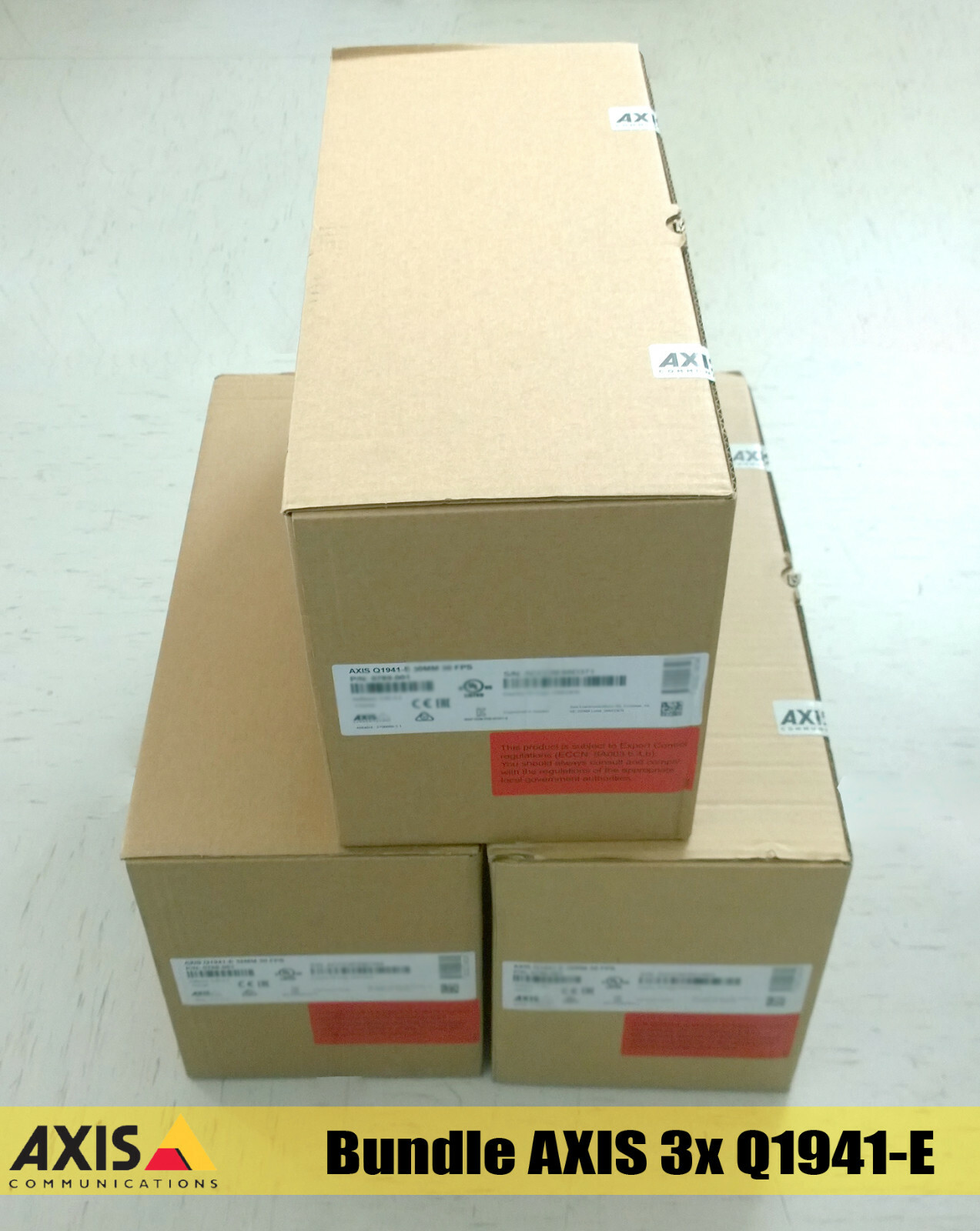 € 5250+IVA AXIS BUNDLE 3X 0788-001 Q1941-E Thermal 35mm 30fps IP67 NEW SEALED