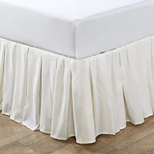 HST Super Soft Solid Microfiber 14" Gathered Bed Skirt Dust Ruffle Hotel Quality