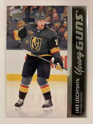 2021-22 Upper Deck Young Guns Rookie #493 Jake Leschyshyn YG RC Vegas Golden Kni