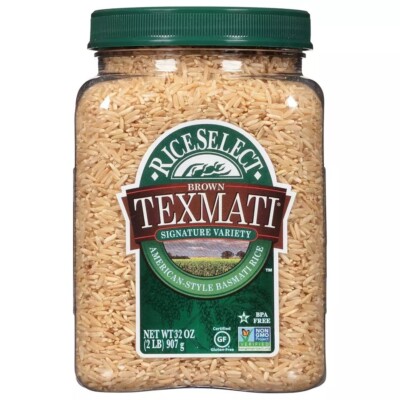 Texmati Brown Rice, Whole-Grain Basmati Rice, Premium Gluten-Free Rice, Non-Gmo