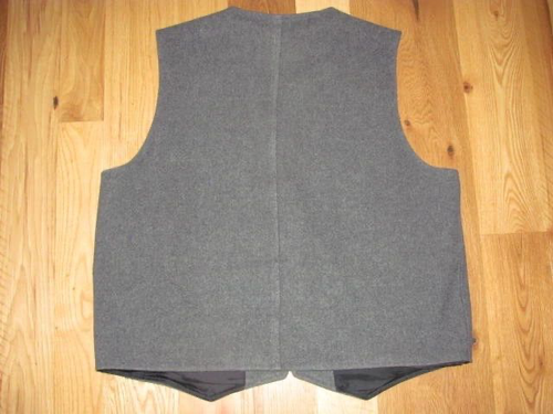 Chaleco Occidental Gris Lana Virgen Wyoming Traders NUEVO Para Hombre XL (Z11-1) - Imagen 5 de 5