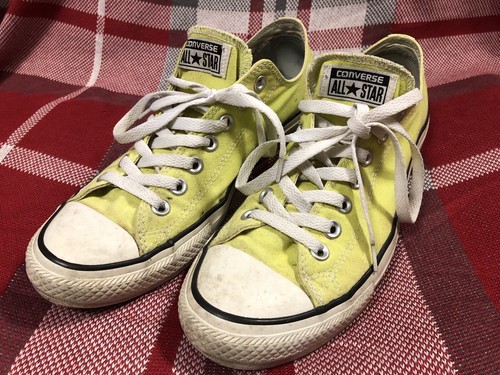 DAMAGED Citronelle Yellow Chuck Taylor Converse 142379F Trainers Size: 9