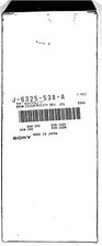 Sony Drum Eccentricity Adj Jig J-6325-530-A for BVW-200 BVW-200P BVW-200N