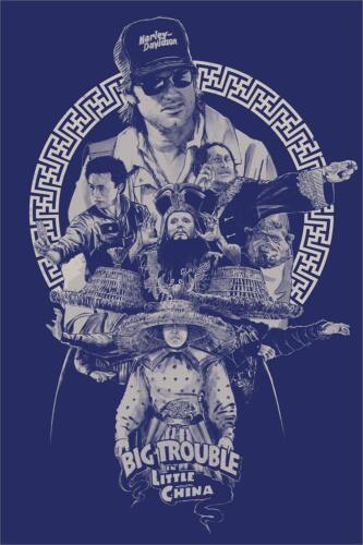 Big Trouble in Little China Charcoal Variant by Yvan Quinet Ltd x/20 Poster MINT
