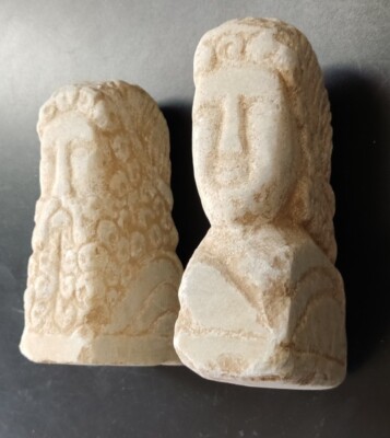 KARTHAGISCHE, ETRURISCHE ODER GRIECHISCHE MARMORBÜSTE