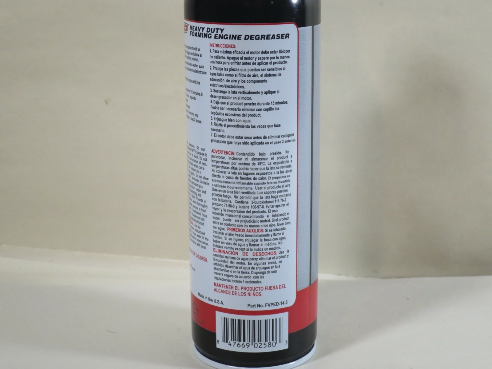 FVP ED14.5 Heavy Duty Foaming Engine Degreaser 14.5oz eBay