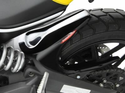 Ducati Scrambler 800 15-2022 Gloss Black Rear Hugger by Powerbronze UVP 139£