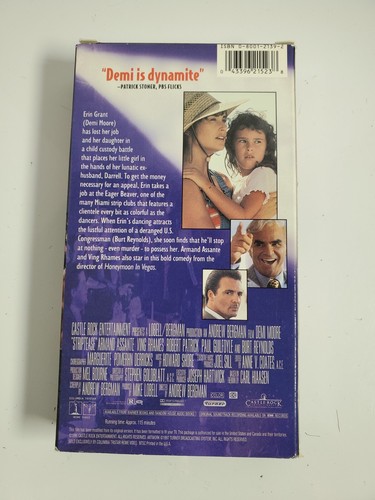 Striptease VHS 1996 Demi Moore Burt Reynolds USED - Imagen 2 de 5