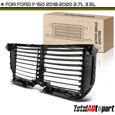 Active Grille Shutter w/ Motor Assembly for Ford F-150 18-20 V6 2.7L 3.5L Upper
