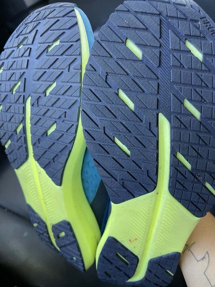 Brooks Mens Hyperion Tempo CLEAN NICE Blue Running Shoes Sneakers Size