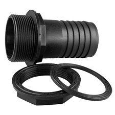 Water Butt Rain Barrel Tank Outlet with Nut Washer 1/2 to 2 Inch BSP Thread