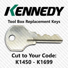 Kennedy Tool Box Key Cut to Your Code K1450 - K1699
