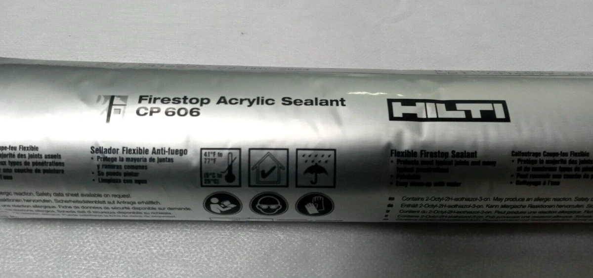 CP 606 FIRESTOP ACRYLIC SEALANT By HILTI, 54 OFF