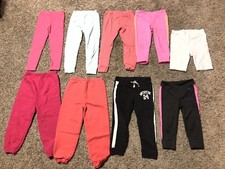 Girl  s-Size 5-Sweatpants  Stretch Pants Lot of 9 