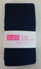 THE CHILDREN'S TODDLER GIRLS CABLE KNIT TIGHTS 3T-4T TIDAL NEW WITH TAG 