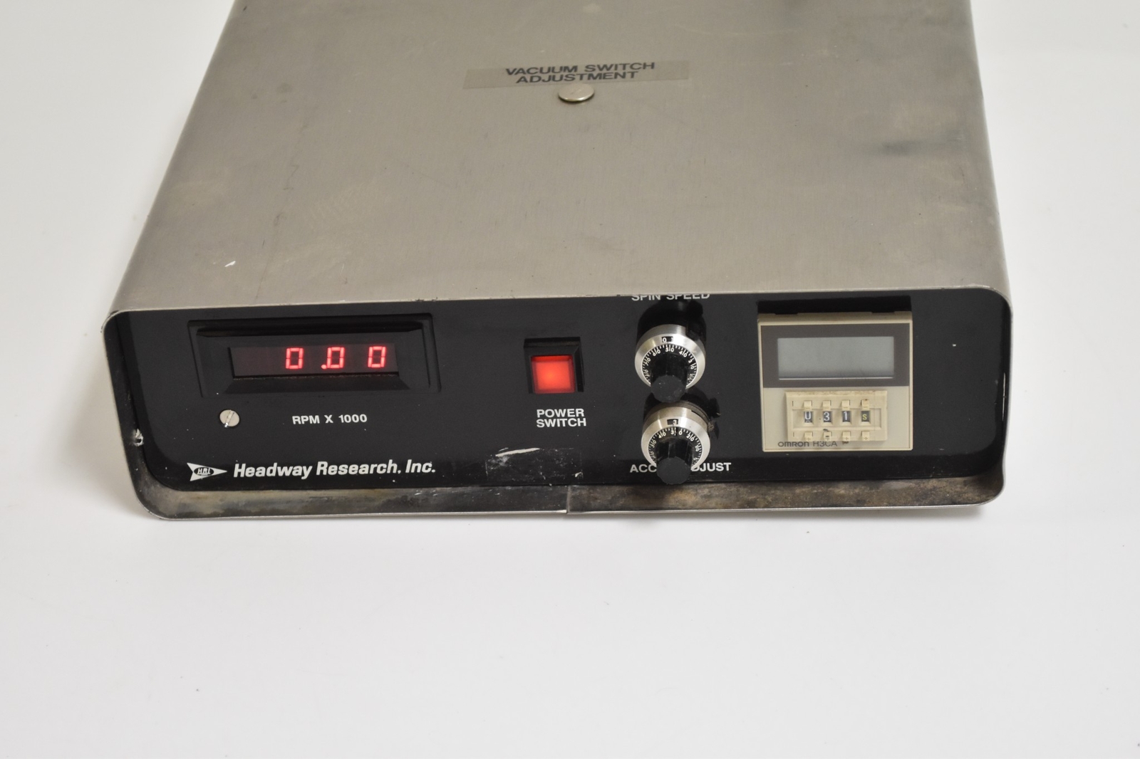 Spinner Platform Display Rpm HRI HEADWAY RESEARCH INC RPM X 1000 PHOTO RESIST SPINNER CONTROLLER ...
