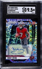 2024 PANINI PRIZM BUCKY IRVING #316, ROOKIE, AUTO, CHOICE PRIZM SERIAL #57/100