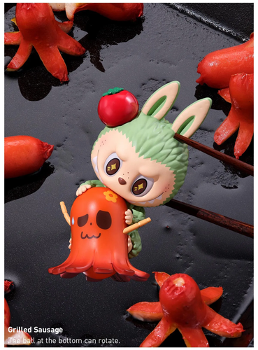 IN HAND US SELLER Pop Mart Wacky Mart Grilled Sausage Labubu Vinyl Figures - Picture 9 of 14