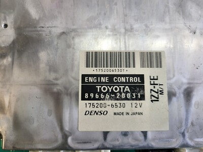 2002 02 Toyota Corolla 1.8L M/T Engine Control Module 89666-20031 1ZZ-FE  OEM  
