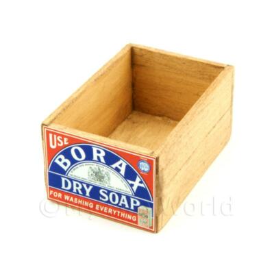 Puppenhaus Borax Holz Laden Lager Box