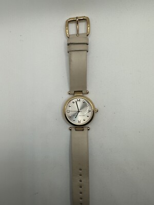 Marc Jacobs Women MJ1464 Rose Gold Tone Watch, Leather Band, 34mm