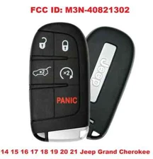 For 2014 2015 2016 2017 2018 Jeep Grand Cherokee Keyless Smart Remote Key Fo OEM
