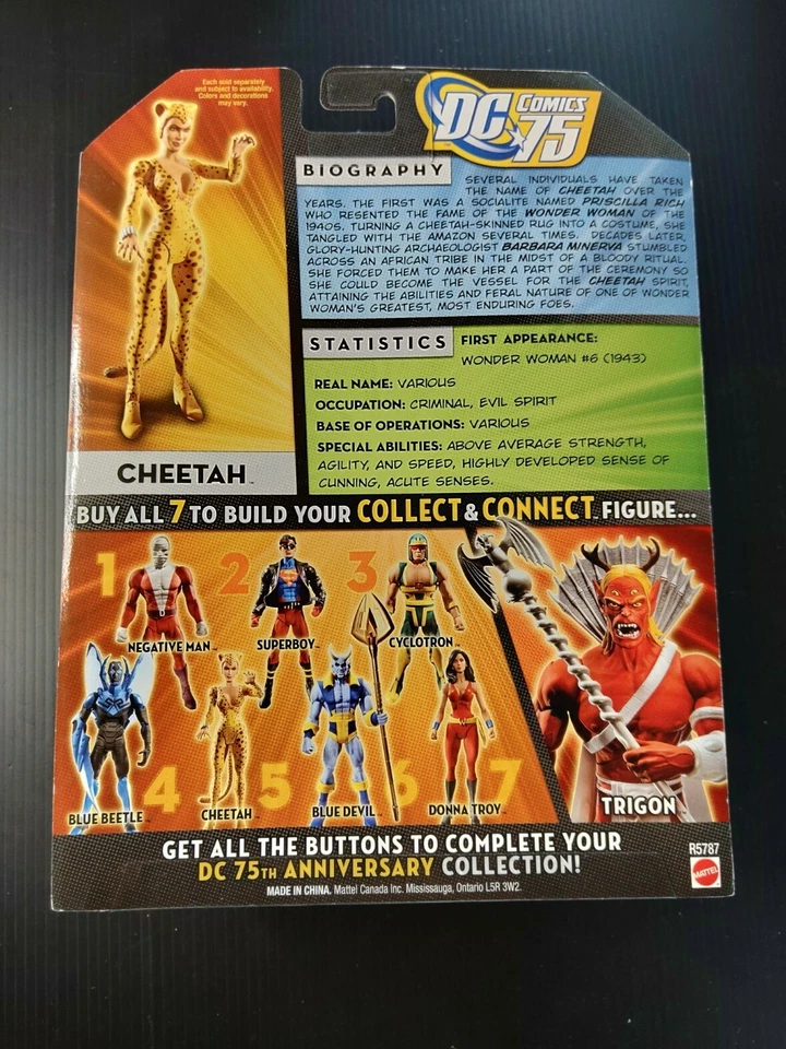 DC Universe Classics Trigon Baf serie: Figura de acción clásica Cheetah Foto 3 de 3