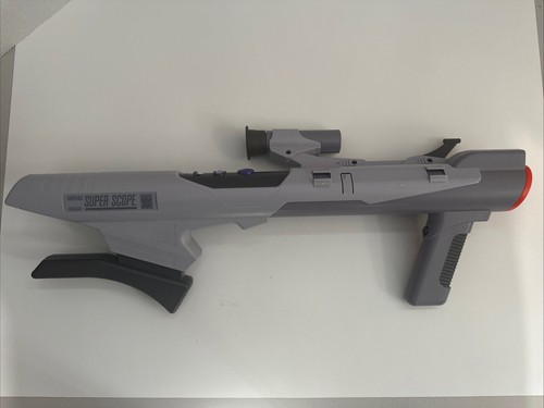 Super Scope 6 Light Gun (Super Nintendo, SNES) Complete CIB - TESTED! - Afbeelding 3 van 24