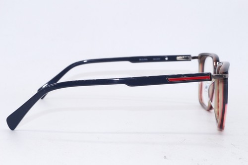 NEW BULOVA NELSON NAVY TORTOISE FADE AUTHENTIC FRAMES EYEGLASSES 54-18 - 第 3/4 張圖片