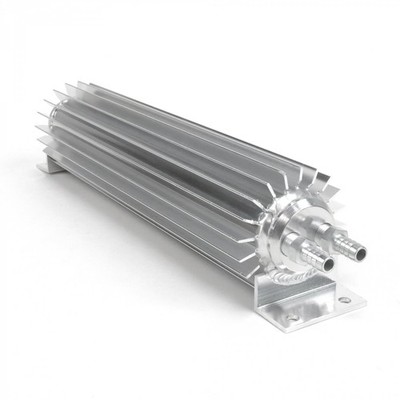 12'' Finned Aluminum Double Pass Transmission Trans Cooler - Dual Line Universal 