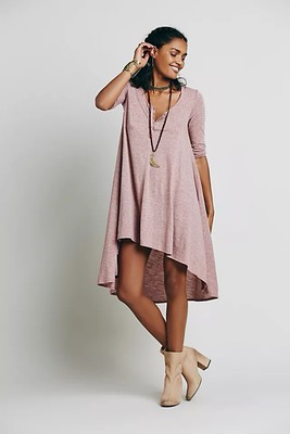 oversized jersey dress Classic Cap Sleeve Fit Dress, brown 75% polyester/13% cotton/12% rayon. Oversized Gray Cotton Jersey Dress: