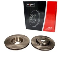 2X Maxgear Bremsschebeiben 300Mm BelÜFtet Vorne Passend FÜR Renault Laguna