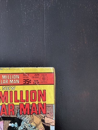 SIX MILLION DOLLAR MAN 9. Charlton Bronze Age Comics. TV Show. Ships Free. Rare - Picture 3 of 11