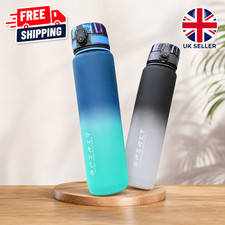 1L Sports Water Bottle – Leak Proof Plastic Gym Travel Fitness Drink Cup