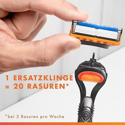 Gillette Fusion5 Rasierklingen 8er Pack Original Ersatzklingen Herren