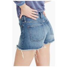 Madewell The Perfect Jean Short Rayburn Tall Rise Style AJ248 Women's Sz 25 NWT