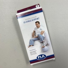 FLA Prolite 3D Ankle Support Braces White/Gray Medium Left - New in Box