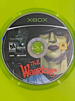 Xbox Original The Warriors Game Disc Only.