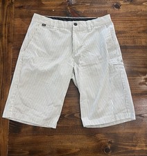 Vintage Fox Racing Pin Stripe Shorts Size 34