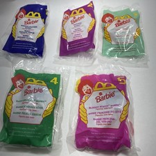 McDonald's 1996 Barbie Complete MIP Set of 5