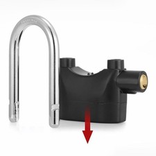 110 Decibel Alarm Padlock for Bike Security Waterproof Heavy Duty Lock